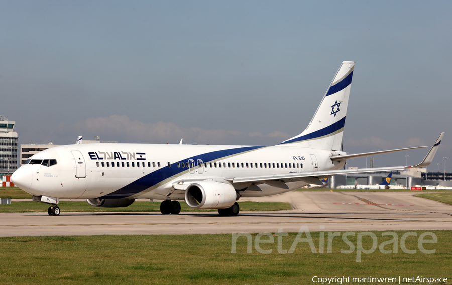 El Al Israel Airlines Boeing 737-86N (4X-EKI) | Photo 350052