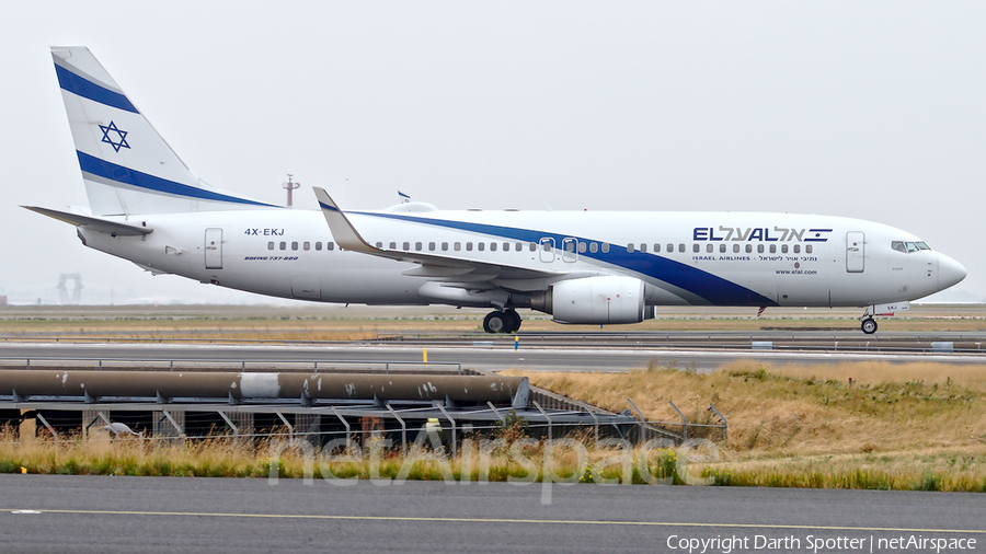 El Al Israel Airlines Boeing 737-85P (4X-EKJ) | Photo 337283