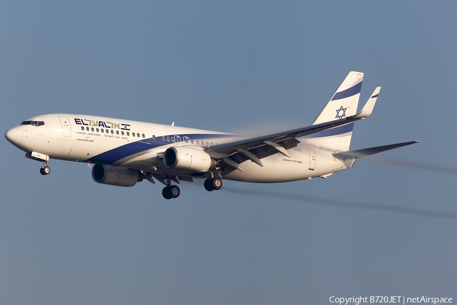 El Al Israel Airlines Boeing 737-85P (4X-EKJ) | Photo 32394