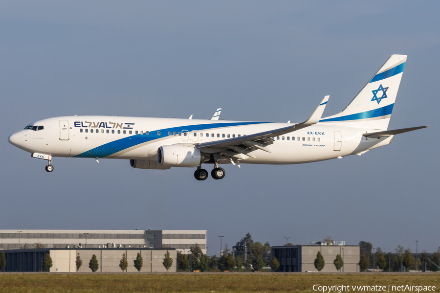 El Al Israel Airlines Boeing 737-85R (4X-EKK) | Photo 591570