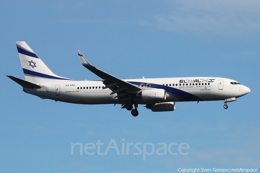 El Al Israel Airlines Boeing 737-85P (4X-EKL) | Photo 27941