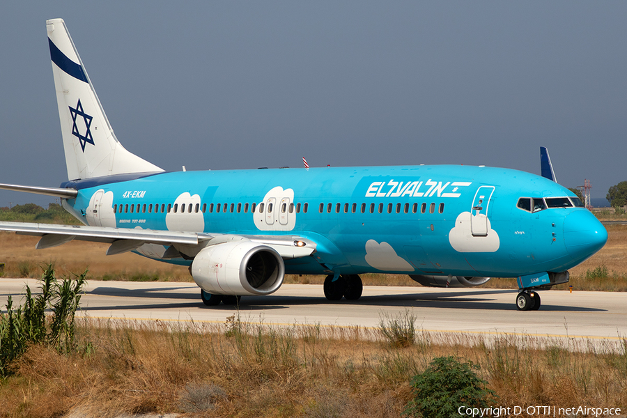 El Al Israel Airlines Boeing 737-804 (4X-EKM) | Photo 346241