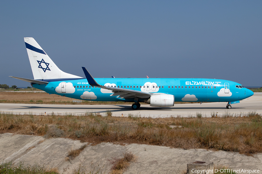 El Al Israel Airlines Boeing 737-804 (4X-EKM) | Photo 346242