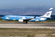 El Al Israel Airlines Boeing 737-804 (4X-EKM) at  Rhodes, Greece