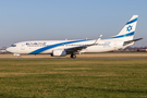 El Al Israel Airlines Boeing 737-86Q (4X-EKO) at  Amsterdam - Schiphol, Netherlands