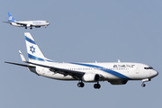 El Al Israel Airlines Boeing 737-86Q (4X-EKO) at  Madrid - Barajas, Spain