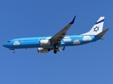 El Al Israel Airlines Boeing 737-86Q (4X-EKO) at  Berlin - Schoenefeld, Germany