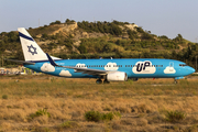 Up (ElAl Israel Airlines) Boeing 737-86Q (4X-EKO) at  Rhodes, Greece