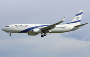 El Al Israel Airlines Boeing 737-8Q8 (4X-EKP) at  Barcelona - El Prat, Spain