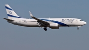 El Al Israel Airlines Boeing 737-8Q8 (4X-EKP) at  Frankfurt am Main, Germany