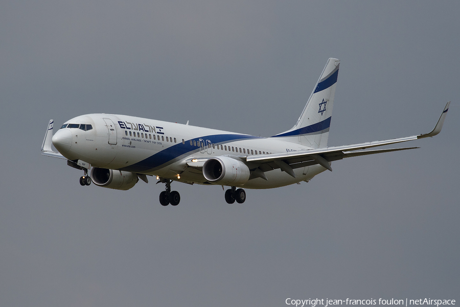 El Al Israel Airlines Boeing 737-8Q8 (4X-EKP) | Photo 269159