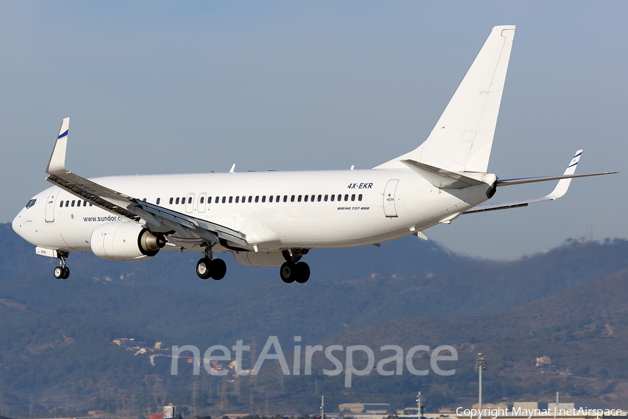 Sun d'Or (El Al Israel) Boeing 737-804 (4X-EKR) | Photo 395197