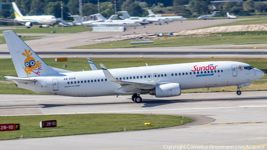 Sun d'Or (El Al Israel) Boeing 737-804 (4X-EKR) | Photo 421519