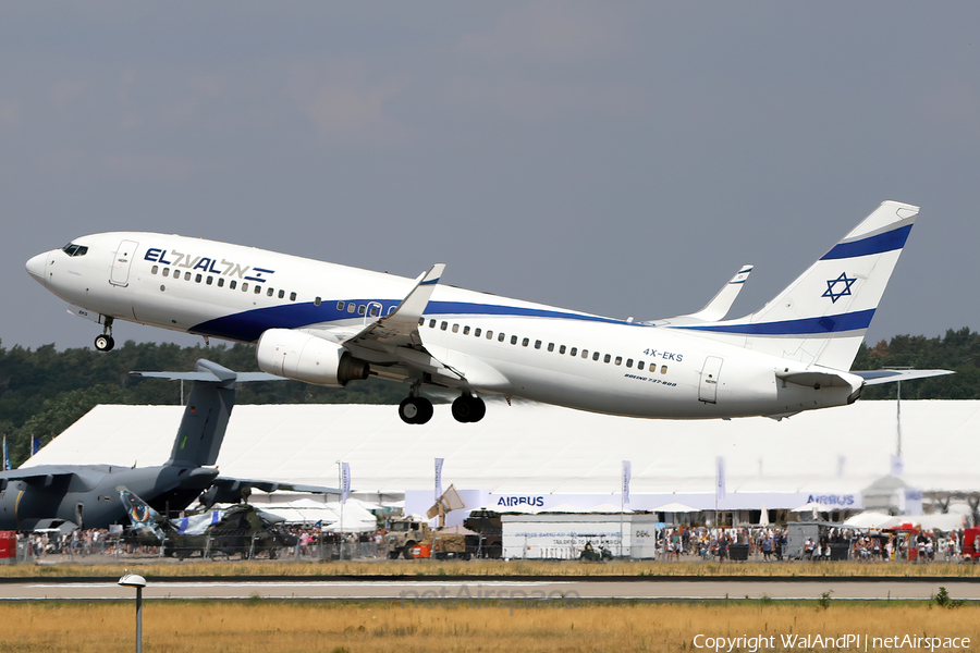 El Al Israel Airlines Boeing 737-8HX (4X-EKS) | Photo 516592