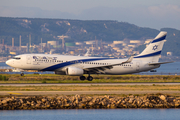 El Al Israel Airlines Boeing 737-8HX (4X-EKS) at  Marseille - Provence, France