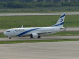 El Al Israel Airlines Boeing 737-8BK (4X-EKT) at  Berlin Brandenburg, Germany