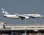 El Al Israel Airlines Boeing 737-8BK (4X-EKT) at  Milan - Malpensa, Italy
