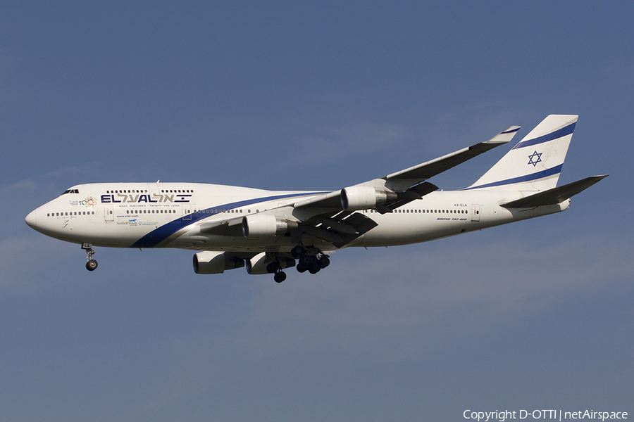 El Al Israel Airlines Boeing 747-458 (4X-ELA) | Photo 278402