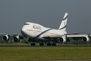 El Al Israel Airlines Boeing 747-458 (4X-ELB) at  Amsterdam - Schiphol, Netherlands