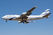 El Al Israel Airlines Boeing 747-458 (4X-ELB) at  Barcelona - El Prat, Spain
