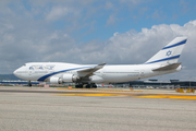 El Al Israel Airlines Boeing 747-458 (4X-ELB) at  Barcelona - El Prat, Spain