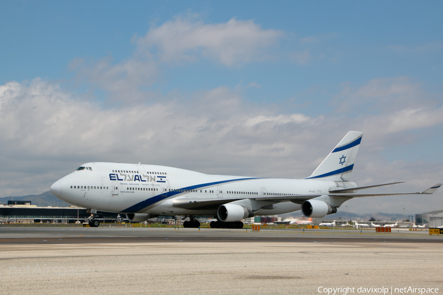 El Al Israel Airlines Boeing 747-458 (4X-ELB) | Photo 365597