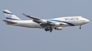 El Al Israel Airlines Boeing 747-458 (4X-ELB) at  Bangkok - Suvarnabhumi International, Thailand