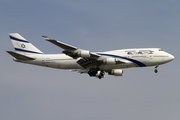 El Al Israel Airlines Boeing 747-458 (4X-ELB) at  Bangkok - Suvarnabhumi International, Thailand