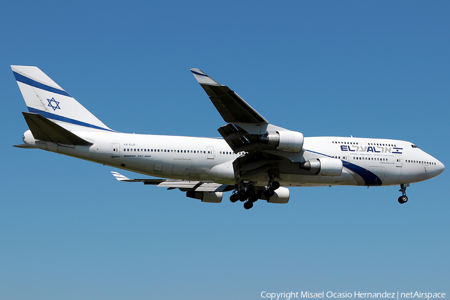 El Al Israel Airlines Boeing 747-458 (4X-ELB) | Photo 164595