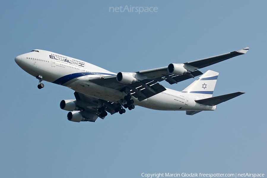 El Al Israel Airlines Boeing 747-458 (4X-ELB) | Photo 38835