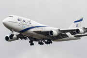 El Al Israel Airlines Boeing 747-458 (4X-ELB) at  London - Heathrow, United Kingdom