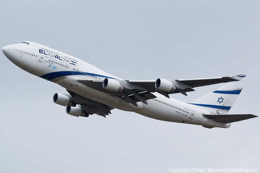 El Al Israel Airlines Boeing 747-458 (4X-ELB) | Photo 194056