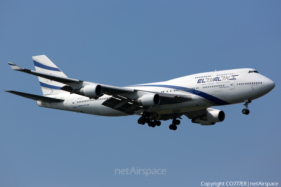 El Al Israel Airlines Boeing 747-458 (4X-ELC) | Photo 58654