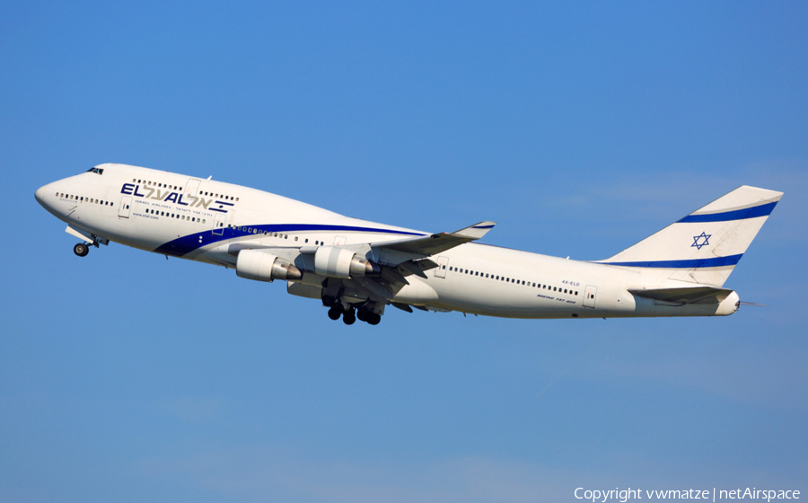 El Al Israel Airlines Boeing 747-458 (4X-ELD) | Photo 119454
