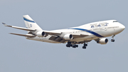El Al Israel Airlines Boeing 747-458 (4X-ELD) at  Bangkok - Suvarnabhumi International, Thailand