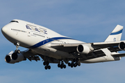 El Al Israel Airlines Boeing 747-458 (4X-ELD) at  London - Heathrow, United Kingdom