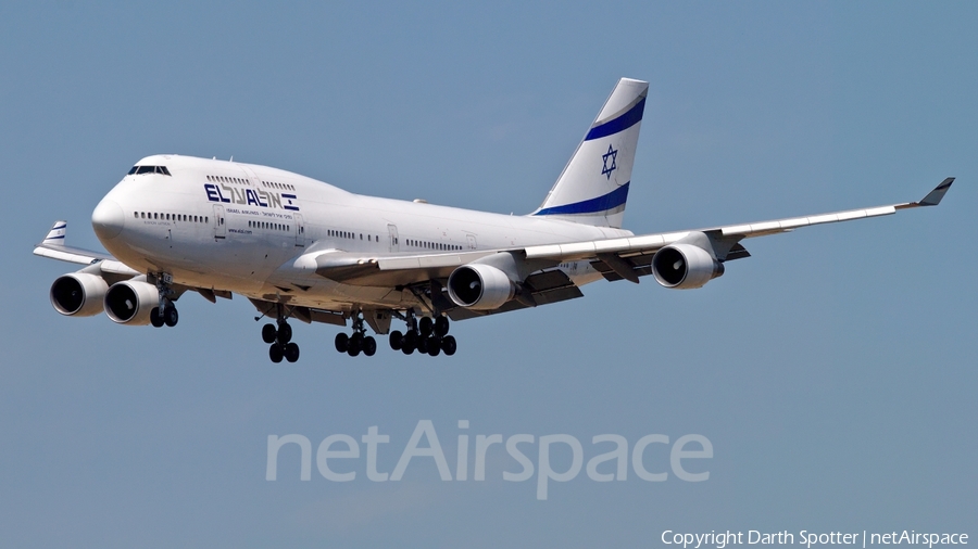 El Al Israel Airlines Boeing 747-412 (4X-ELE) | Photo 182684