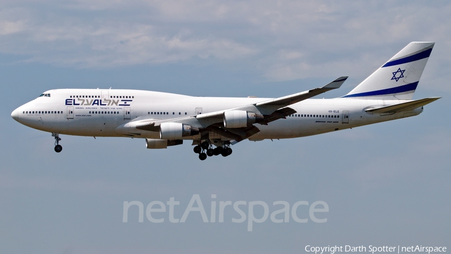 El Al Israel Airlines Boeing 747-412 (4X-ELE) | Photo 182685