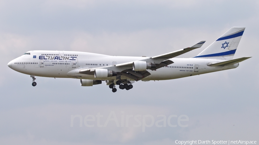 El Al Israel Airlines Boeing 747-412 (4X-ELE) | Photo 194997