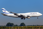 El Al Israel Airlines Boeing 747-412 (4X-ELE) at  Amsterdam - Schiphol, Netherlands