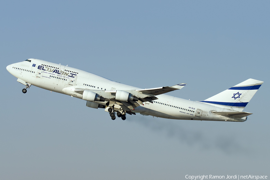 El Al Israel Airlines Boeing 747-412 (4X-ELE) | Photo 208260