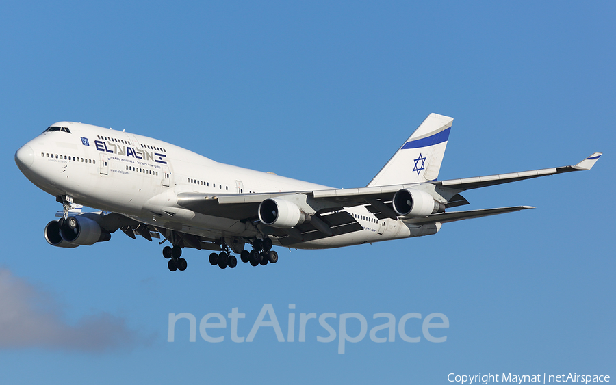 El Al Israel Airlines Boeing 747-412 (4X-ELE) | Photo 291660