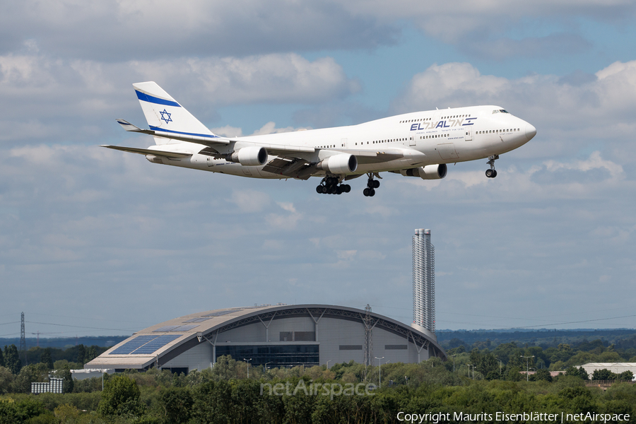 El Al Israel Airlines Boeing 747-412 (4X-ELE) | Photo 175772