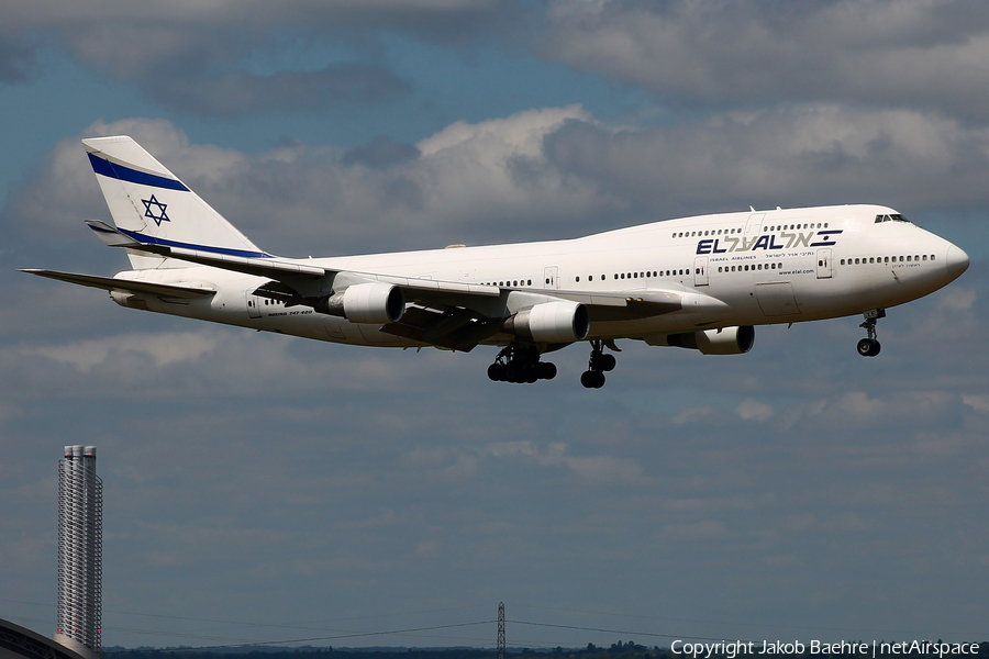 El Al Israel Airlines Boeing 747-412 (4X-ELE) | Photo 185564