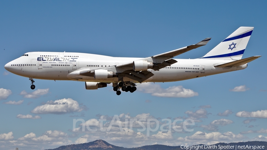 El Al Israel Airlines Boeing 747-412 (4X-ELH) | Photo 182687