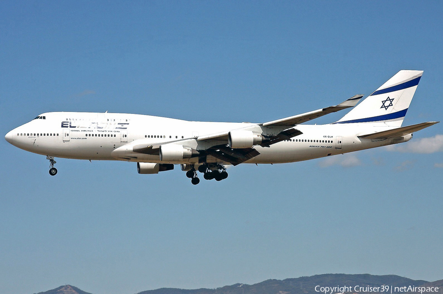 El Al Israel Airlines Boeing 747-412 (4X-ELH) | Photo 72524