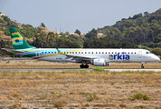Arkia Israel Airlines Embraer ERJ-195LR (ERJ-190-200LR) (4X-EMA) at  Rhodes, Greece