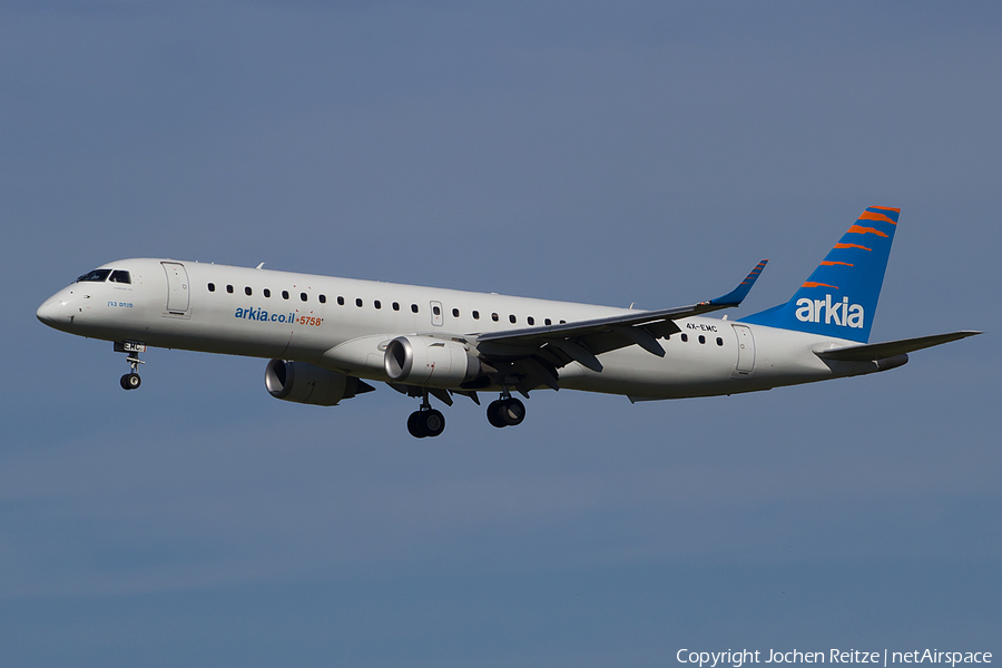 Arkia Israel Airlines Embraer ERJ-195AR (ERJ-190-200 IGW) (4X-EMC) | Photo 160738