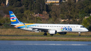 Arkia Israel Airlines Embraer ERJ-195AR (ERJ-190-200 IGW) (4X-EMC) at  Corfu - International, Greece