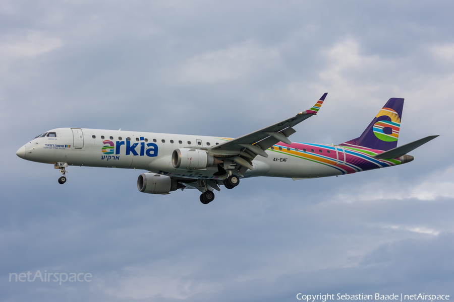 Arkia Israel Airlines Embraer ERJ-195LR (ERJ-190-200LR) (4X-EMF) | Photo 513664